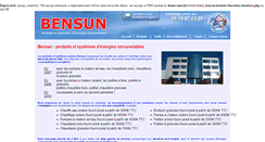 Desktop Screenshot of bensun.fr