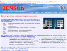 Tablet Screenshot of bensun.fr